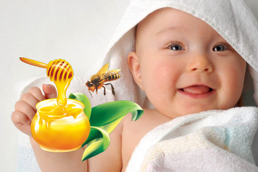 chữa táo bón cho trẻ sơ sinh bằng mật ong